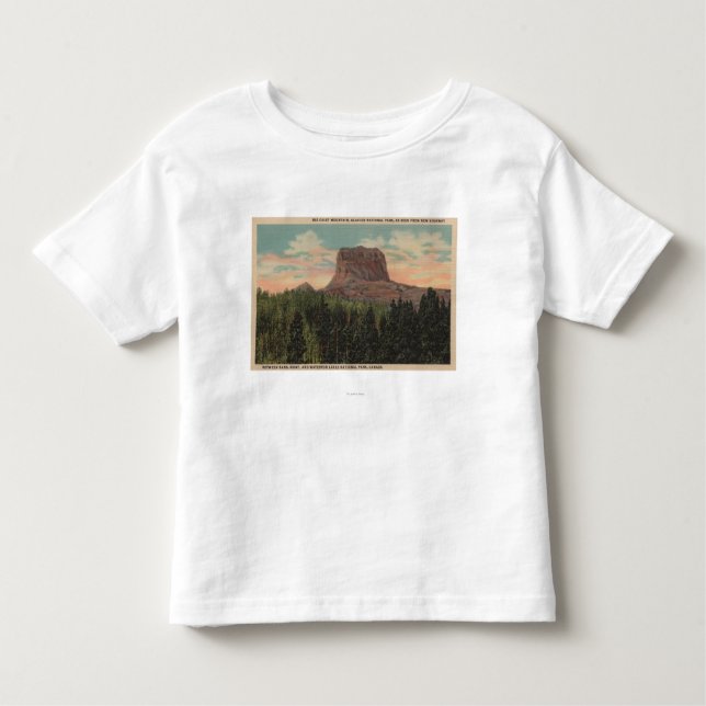 Babb, MT - View of Big Chief Mountain from Hwy Toddler T-Shirt (Front)