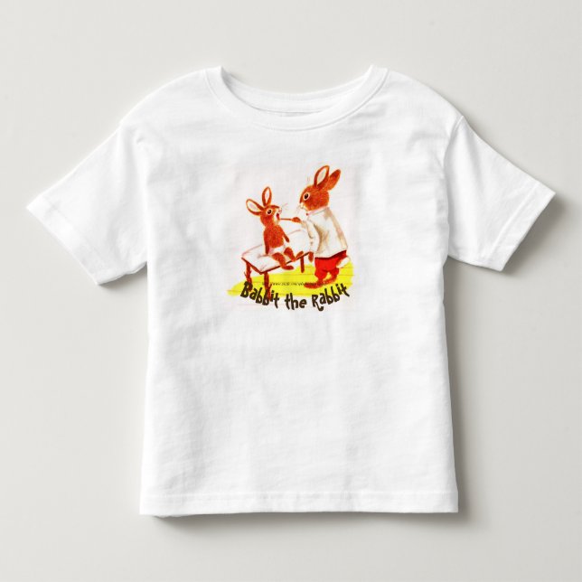"Babbit the Rabbit" Toddler T-Shirt (Front)