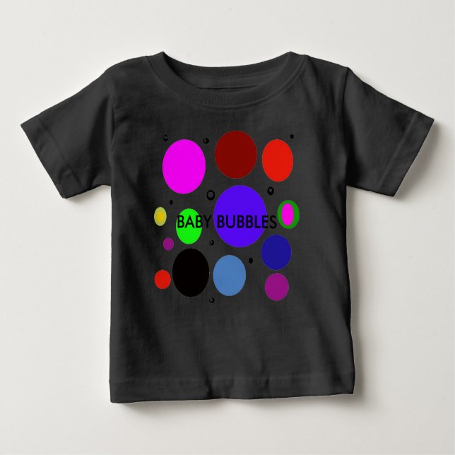 Babby Bubbles Kinder Multi bubble) Baby T-Shirt (Front)