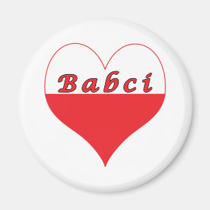 Babci Polish Heart Magnet