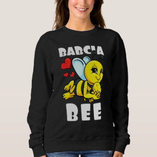 Babcia Bee Matching Family Outfit Baby Announcemen Sweatshirt