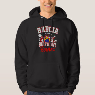 Babcia Of The Birthday Bowler Bday Bowling Party C Hoodie