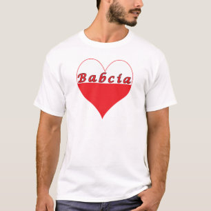 Babcia Polish Heart T-Shirt