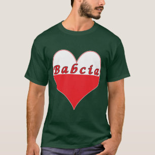 Babcia Polish Heart T-Shirt