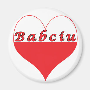 Babciu Polish Heart Magnet