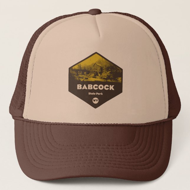 Babcock State Park West Virginia Trucker Hat (Front)