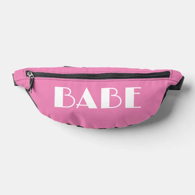 Babe Bridal Shower Bachelorette Party Squad Bum Bags (Lay Down)