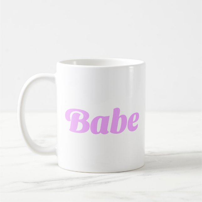 BABE Classic Mug – Sip With Confidence (Left)