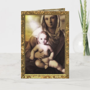 Babe Jesus The Saviour Holiday Card