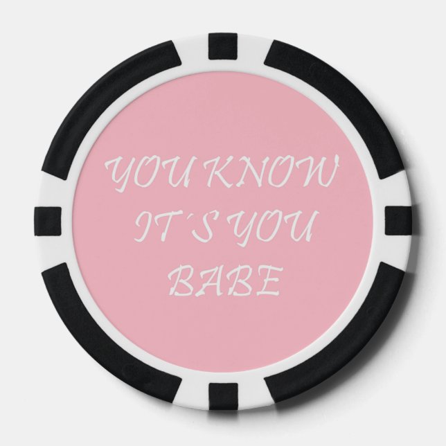 Babe Poker Chips (Front)