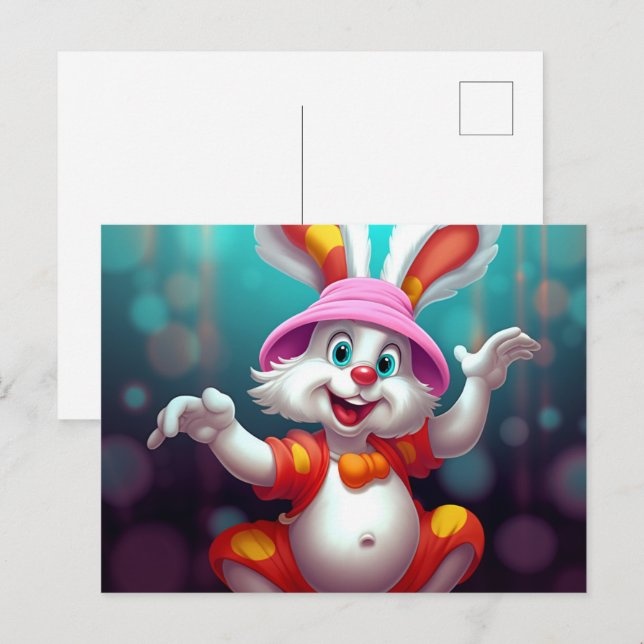 Babe Rabbit Postcard (Front/Back)