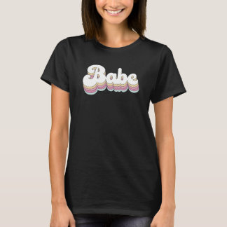 Babe Retro Bride Bridesmaid Bachelorette Party T-Shirt
