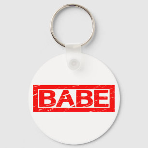 Babe Stamp Key Ring
