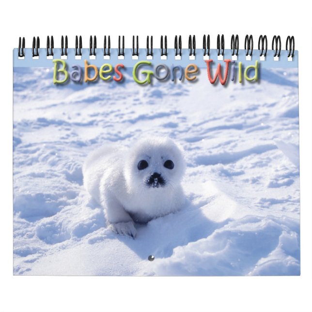 Babes Gone Wild/Wild Baby Animals DIY Year Calendar (Cover)
