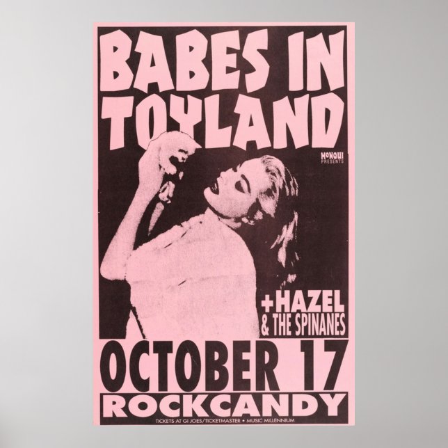 Babes In Toyland gig Poster (Front)