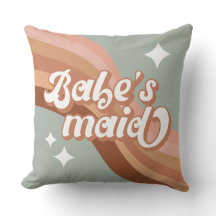 Babe's Maid Bridesmaid 70s Groovy Retro