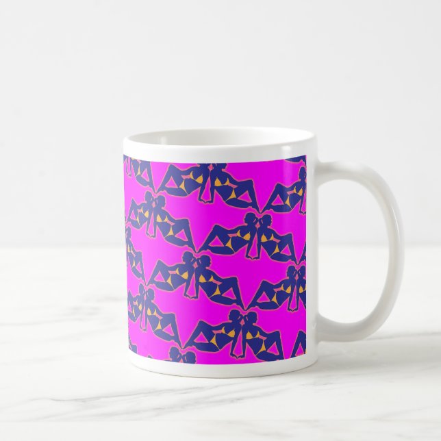 Babes Pattern Coffee Mug (Right)