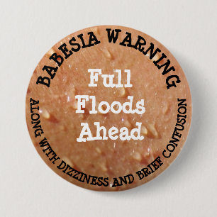 Babesia Humour Button