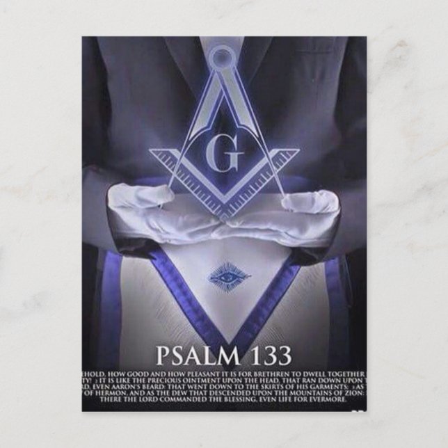 babfa280806c9f0f9ee8b4aef15b660f--masonic-symbols- postcard (Front)