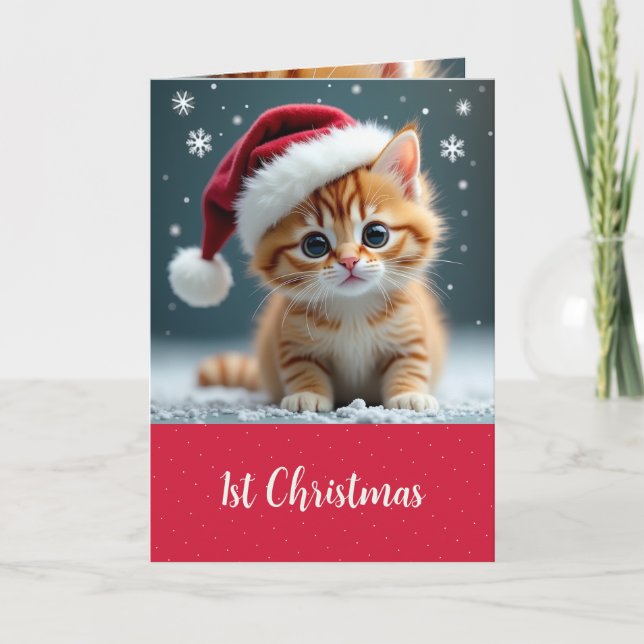 Babies 1st Christmas Card (Front)