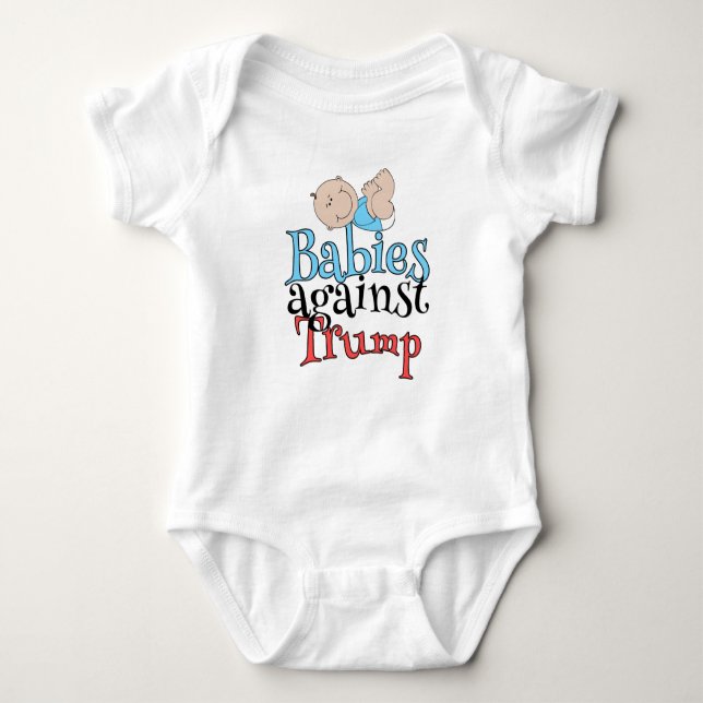 Babies Against Trump Cute Baby Bodysuit (Front)