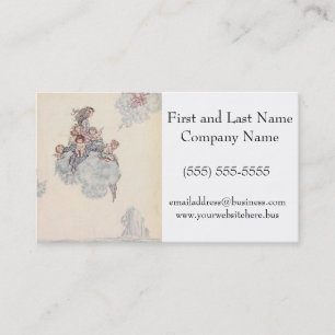 Babies and Angel on Cloud Andersen’s Fairy Tales Business Card