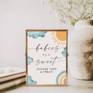 Babies Are Sweet Baby Shower Sunshine Poster