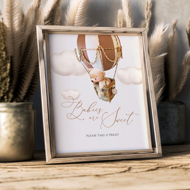 Babies Are Sweet Please Take A Treat Bear Balloon Photo Print (Creator Uploaded)