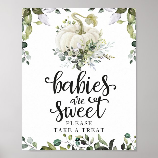 Babies are Sweet Please Take a Treat Sign (Front)