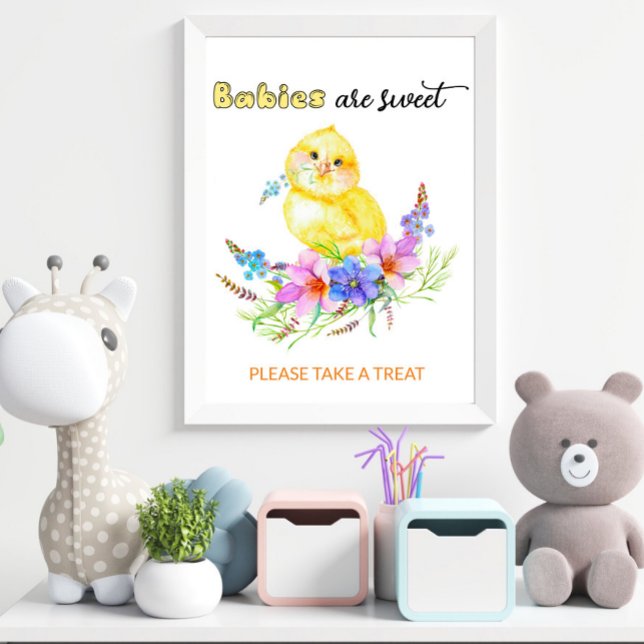 Babies are sweet take a treat poster (Creator Uploaded)
