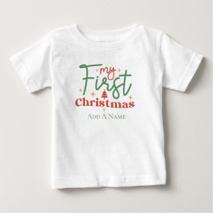 Babies Baby First 1st Christmas Gift for New  T-Shirt