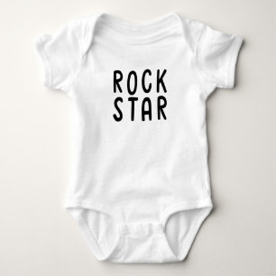 Babies Corner - ROCK STAR - Funny Newborn Outfit Baby Bodysuit