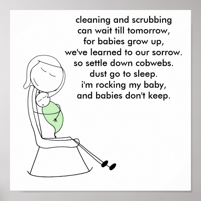Babies Don't Keep, Mummy, Green Poster (Front)