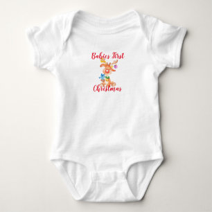 Babies First Christmas Baby Bodysuit