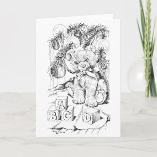 Babies first Christmas Holiday Card