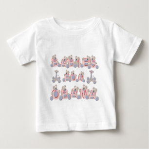 BABIES FOR OBAMA -giraffe Baby T-Shirt
