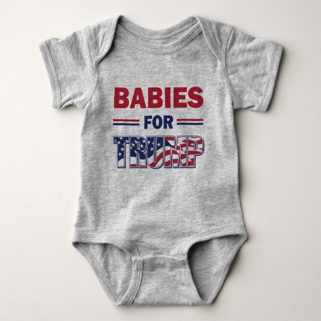 Babies for Trump Baby Bodysuit (Front)