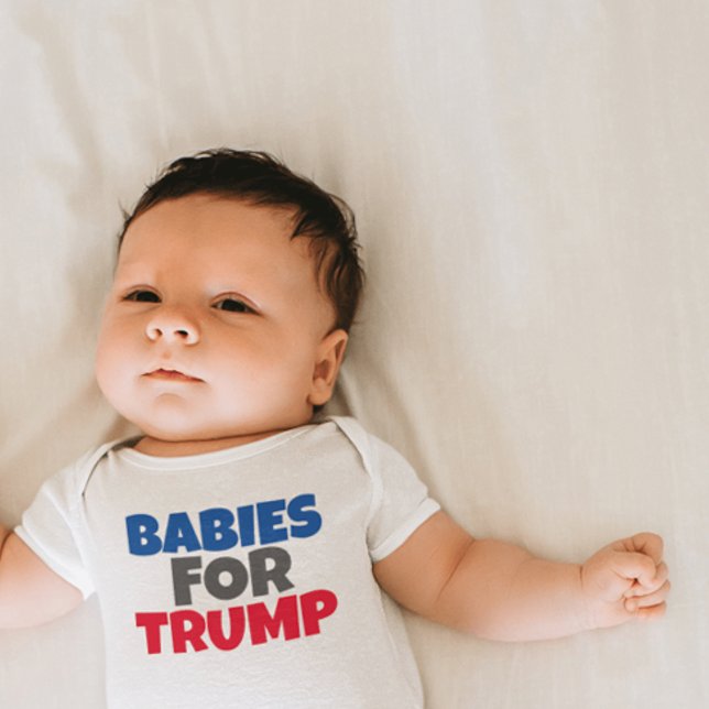 BABIES FOR TRUMP ONE PIECE JUMPER BABY BODYSUIT (Creator Uploaded)