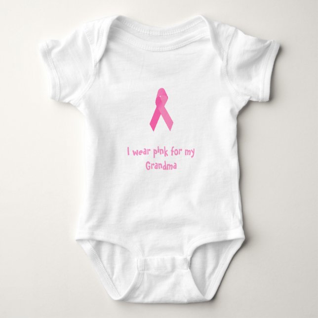Babies- I wear pink for my Grandma Shirt (Front)
