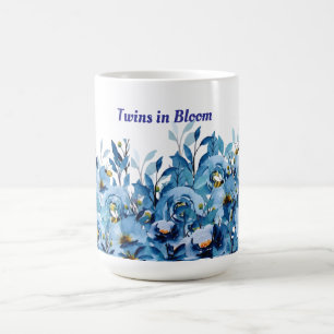 Babies in Bloom Twin Baby Shower Coffee Mug