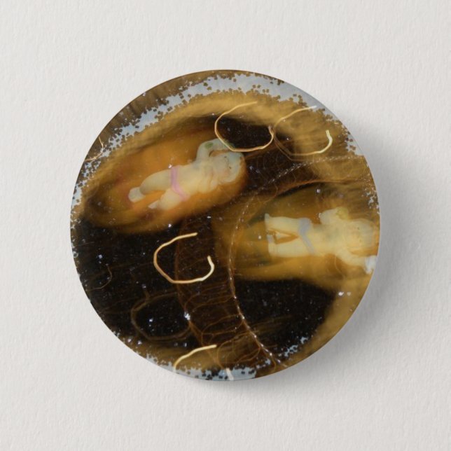 Babies In Space 6 Cm Round Badge (Front)
