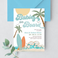Babies on Board Sprinkle Surf Surfing Baby Shower 