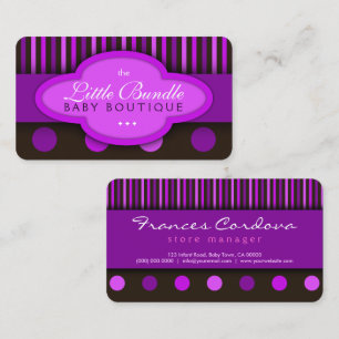 Babies Store Baby Shop Baby Boutique Business Card