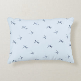 Babies: Swallows/Blue (AP.SW.B.) - Decorative Cushion