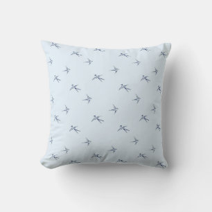 Babies: Swallows/Blue - Cushion