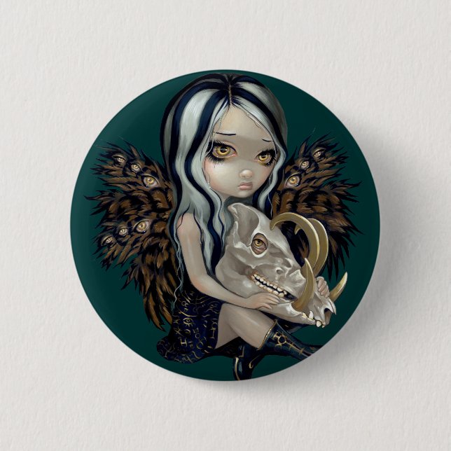 "Babirusa Skull" Button (Front)