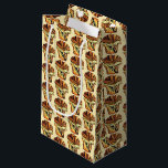 Babka Chocolate Bread Slice Loaf Jewish Bakery Small Gift Bag<br><div class="desc">Design features an original illustration of a slice of chocolate babka bread, a sweet braided bread popular in Israel, Poland, Ukraine, and Eastern Europe, as well as in American Jewish cuisine. A loaf of babka is a classic bakery staple! Ideal for your favourite foodie. This braided babka slice design is...</div>