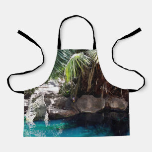 Baboon In Paradise, Kids Full Print Apron