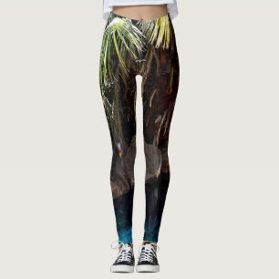 Baboon In Paradise, Ladies Leggings