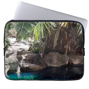 Baboon In Paradise, Laptop Sleeve